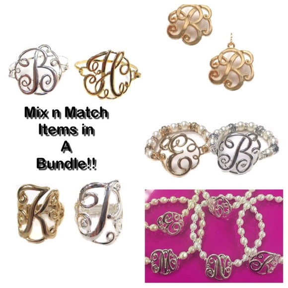 What letter do you need? Monogram Initial Bracelet in Gold or Silver-Boutique - Picture 12 of 12